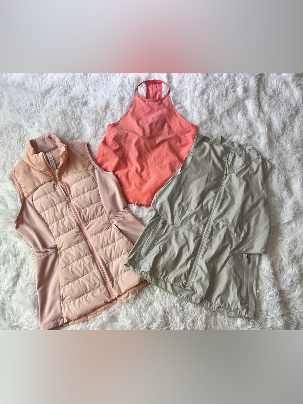 Lululemon Athletica Bundle Vests and Top